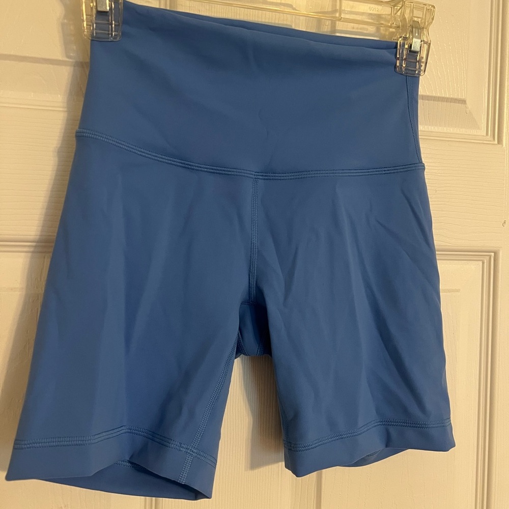 lululemon athletica Blue Bike Shorts